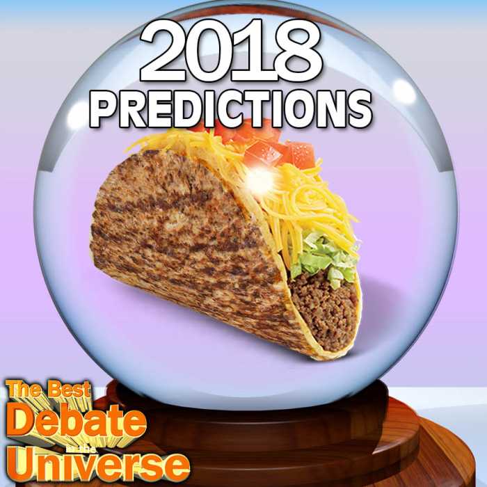 Madcast Media Network - The Best Debate in the Universe - One year ago this week, we made predictions for 2017. This episode we revisit those predictions to see how we did, plus we make new predictions for 2018: PREDICTIONS FOR 2018.