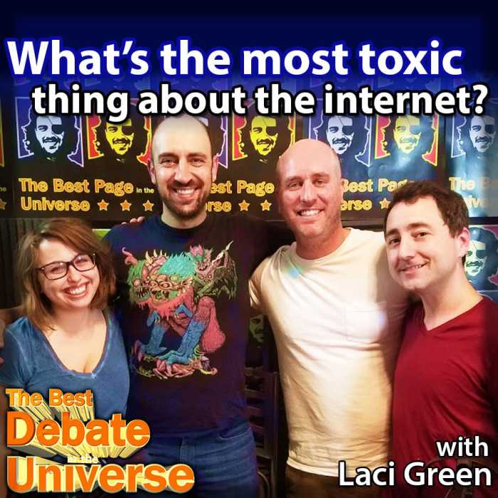 Madcast Media Network - The Best Debate in the Universe - The Internet used to be kinda cool, then it sucked for a while, then I started a web page and it became very cool, and now it's shit again. What's the worst thing about it? That's the debate this week: WHAT'S THE MOST TOXIC THING ABOUT THE INTERNET?