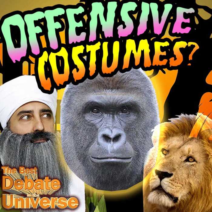 Madcast Media Network - The Best Debate in the Universe - SHOULD OFFENSIVE HALLOWEEN COSTUMES BE TOLERATED OR HAVE THEY GONE TOO FAR?